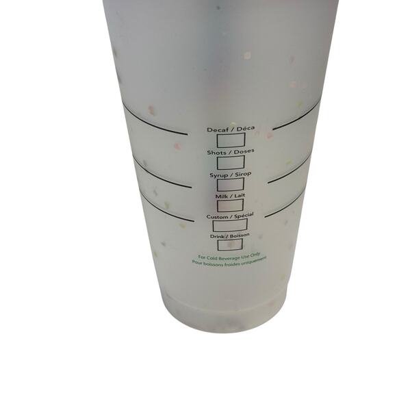 Starbucks Confetti Color Changing Rainbow Summer Reusable Acrylic Cold Cup 24 oz - Picture 3 of 4